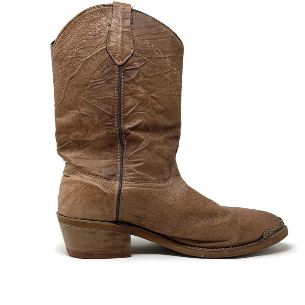 Vintage Re-enforced Toe‎ Workwear Cowboy Boots USA Made | Oil Slip Resistant - Picture 3 of 12